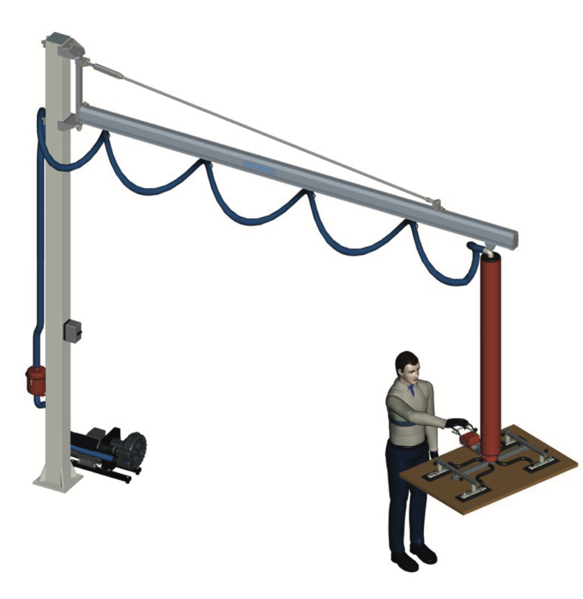 Vakuový hadicový manipulátor pro manipulaci s deskami VHM-044